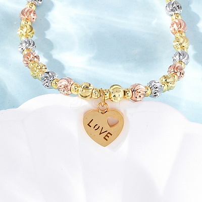 Brass Slider Bracelets BJEW-C090-02G-E-1