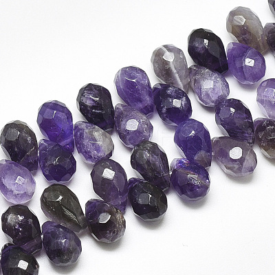Natural Amethyst Beads Strands G-S357-C01-20-1