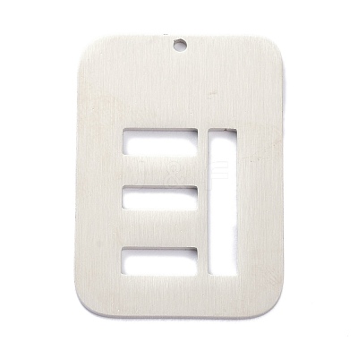 Non-Tarnish 304 Stainless Steel Pendants STAS-K216-49E-P-1