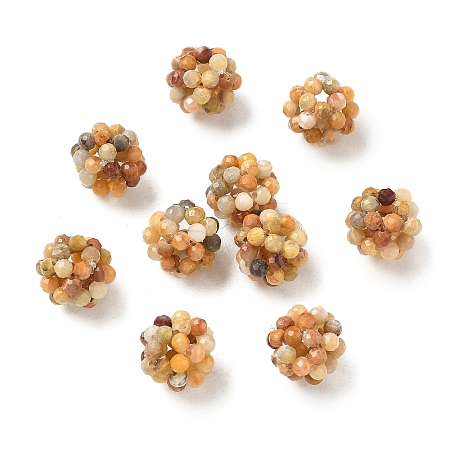 Natural Crazy Agate Woven Beads GG-CBA2E9C-F12-01-1