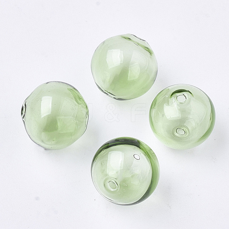 Handmade Blown Glass Beads BLOW-T001-32A-05-1