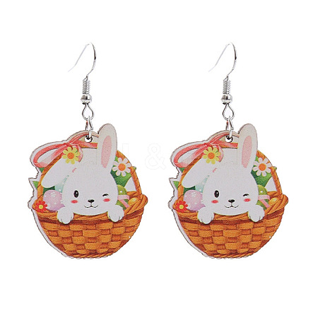 Easter Acrylic Dangle Earrings FS-WG15F89-02-1