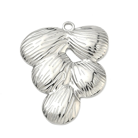 304 Stainless Steel Pendants STAS-C168-02B-P-1
