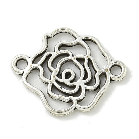 Tibetan Style Alloy Connector Charms TIBE-I026-5983AS-1