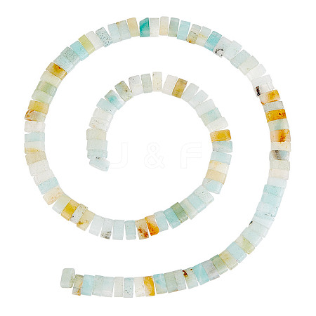 1 Strand Natural Flower Amazonite Beads Strands G-GO0001-76C-1