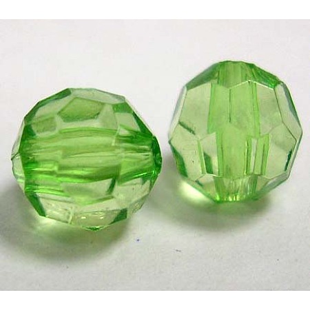 Transparent Acrylic Beads LS-DB6mmC19-1