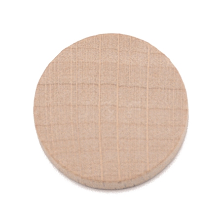 Beech Wooden Round Pieces WOOD-WH0119-05B-1