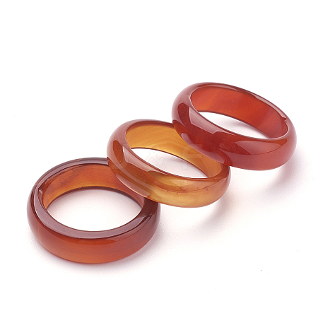 Natural Agate Rings G-S279-42D-01-1