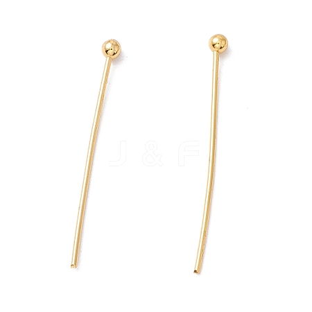 Brass Ball Head Pins KK-WH0058-02B-G01-1