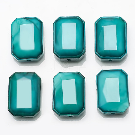 Opaque Solid Color Glass Beads GLAA-WH0025-58C-1