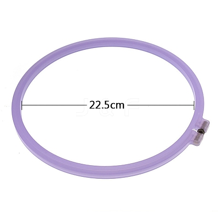 Plastic Cross Stitch Embroidery Hoops PW-WG2EA02-04-1