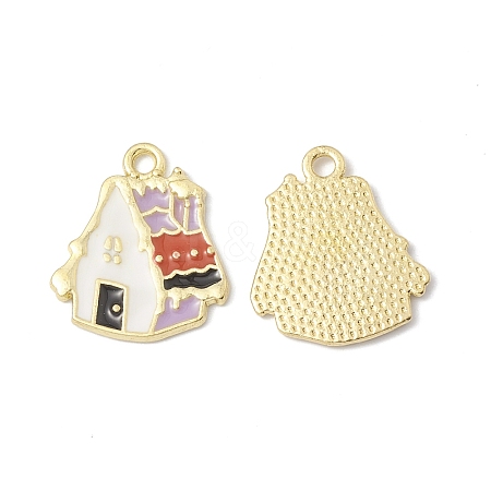 Alloy Enamel Pendants ENAM-G212-21G-01-1