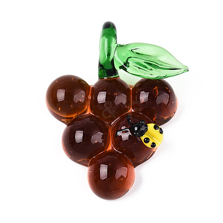 Handmade Lampwork Pendants LAMP-N034-14D-1
