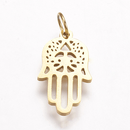 316 Surgical Stainless Steel Pendants KK-I612-07G-1
