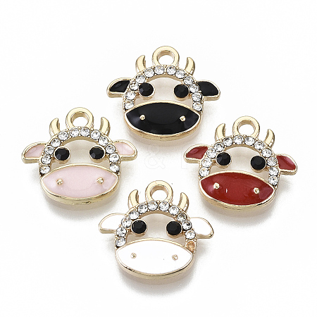 Eco-Friendly Zinc Alloy Charms X-FIND-N048-039-NR-1