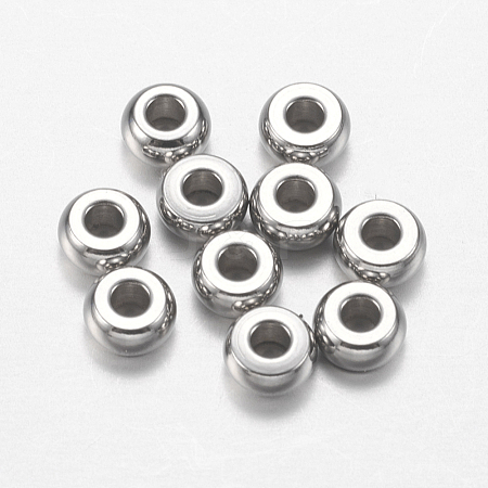 Non-Tarnish 304 Stainless Steel Beads X-STAS-F149-13P-C-1