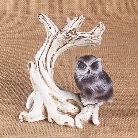 Owl Resin Display Decorations for Crystal Ball Holders PW-WGD8AC4-15-1