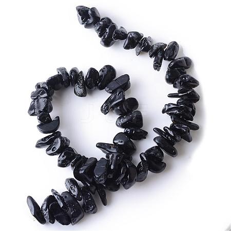 Natural Tektite Bead Strands G-R356-03-1
