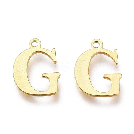 PVD Vacuum Plating  304 Stainless Steel Charms STAS-H112-G-G-1