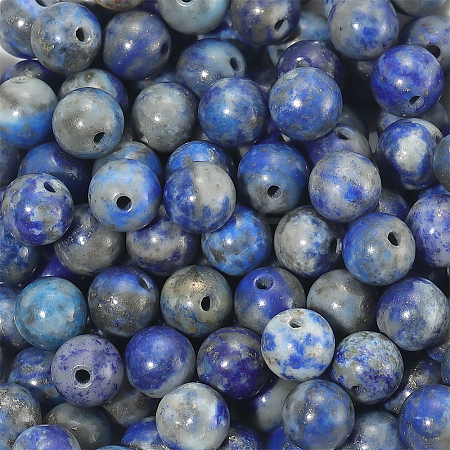 120Pcs Natural Lapis Lazuli Beads G-PA0001-15A-1