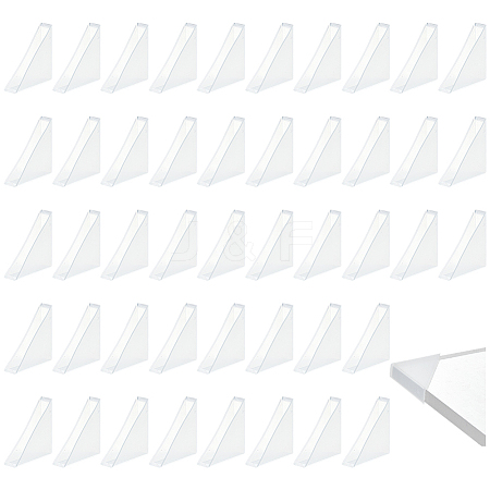 50Pcs Plastic Triangle Corner Protector FIND-NB0005-48B-1