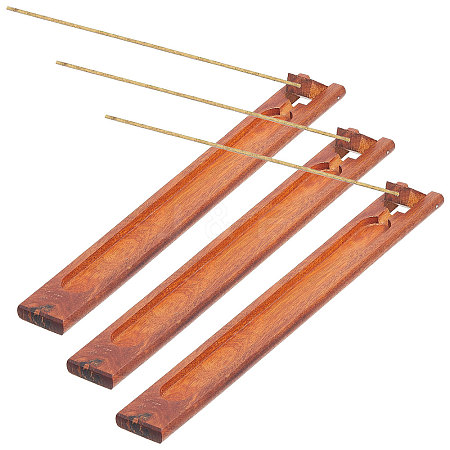 Foldable Rosewood Incense Burners AJEW-WH0471-51-1