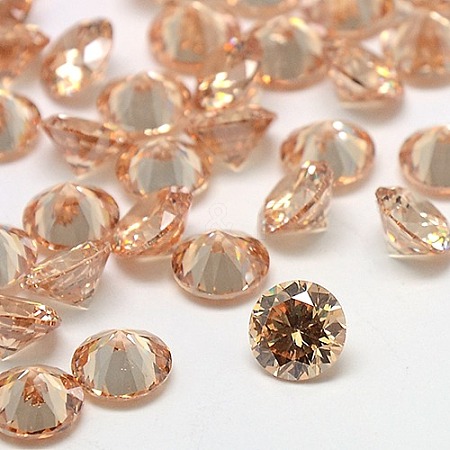 Cubic Zirconia Cabochons ZIRC-M002-2.5mm-001-1