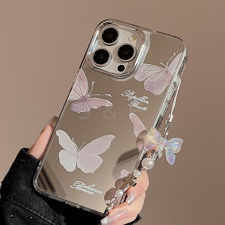 Ins mirror Butterfly Cartoon Shell TPU Plastic Mobile Phone Cover PW-WGD834D-01-1