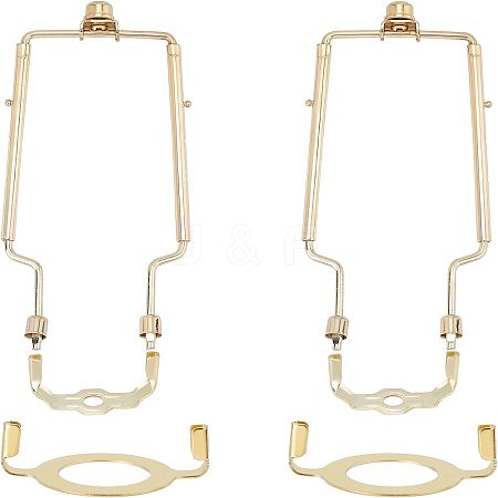 Iron Lamp Shade Harp Holder AJEW-OC0002-67G-1