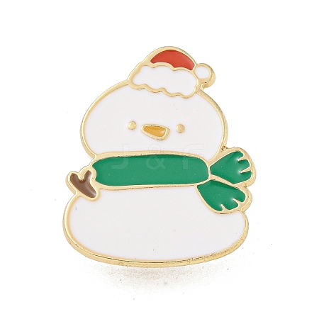 Christmas Theme Cartoon Alloy Brooches JEWB-A025-01E-1