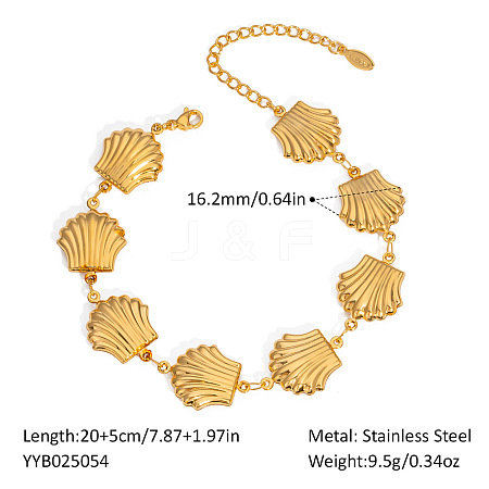 Stainless Steel Link Bracelets for Women LS-RL7382-6-1