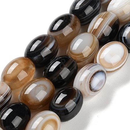 Natural Eye Agate Beads Strands G-NH0019-C04-08-1