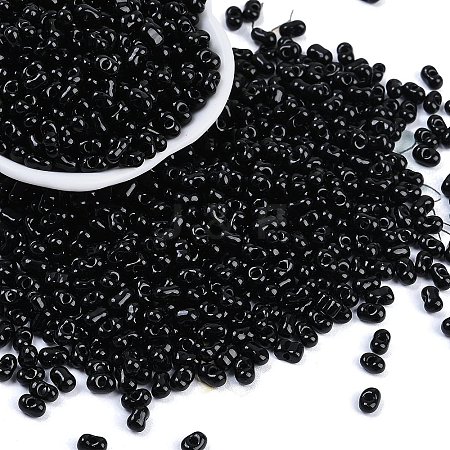 Baking Paint Glass Seed Beads SEED-K010-A02-1