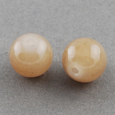 Imitation Jade Glass Beads Strands X-DGLA-S076-4mm-28-1