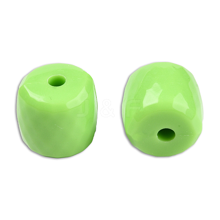 Opaque Acrylic Beads SACR-N017-05F-1