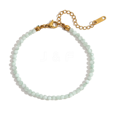 Natural Ocean Jasper Beaded Bracelets for Women PW7848-5-1