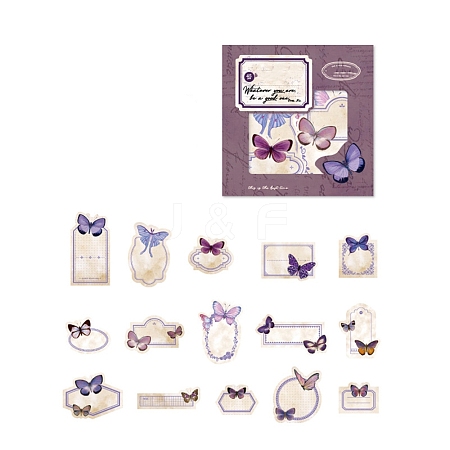 Butterfly Memories Series Retro Butterfly Hand Account Decoration PW-WG0B0C1-05-1