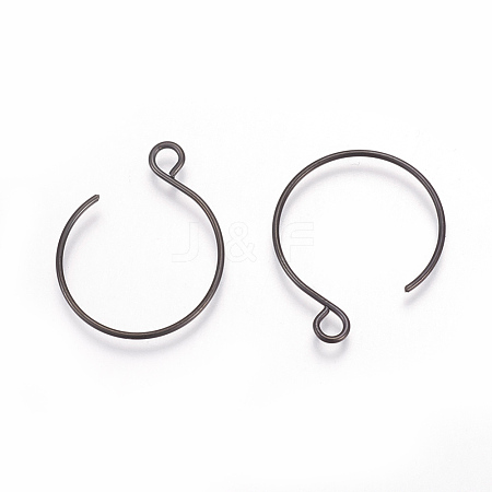 304 Stainless Steel Earring Hooks STAS-L216-02A-B-1