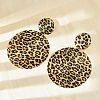 Leopard Print Alloy Dangle Stud Earrings EJEW-K304-01C-G-3