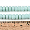 Opaque Spray Painted Glass Beads GLAA-ZX008-8mm-18A-4