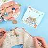 10 Pcs 10 Style Ocean Themed Alloy Enamel Pendants Decorations HJEW-NB0001-44-3