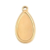 304 Stainless Steel Pendant Cabochon Settings STAS-D264-08E-G-1