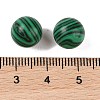 Synthetic Malachite No Hole Sphere Beads G-K353-04A-44-3