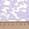 Opaque Colours Luster Glass Seed Beads SEED-P008-01C-10-4