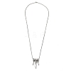 Zinc Alloy Pendant Necklaces NJEW-M211-14E-ASP-5