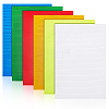 CHGCRAFT 10 Sheets 6 Colors Waterproof Luminous Plastic Self-Adhesive Stickers DIY-CA0004-73-1