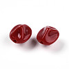 Opaque Acrylic Beads SACR-T017-34A-2