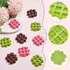 Olycraft 12Pcs 3 Colors PVC Waffle DIY-OC0009-63-4