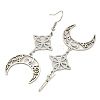 304 Stainless Steel Dangle Earrings for Women EJEW-F338-02P-2