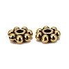 Tibetan Style Alloy Beads Daisy Spacer Beads LF1249Y-01AG-RS-3